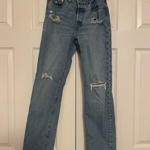 Levi's Blue Straight Leg Jeans